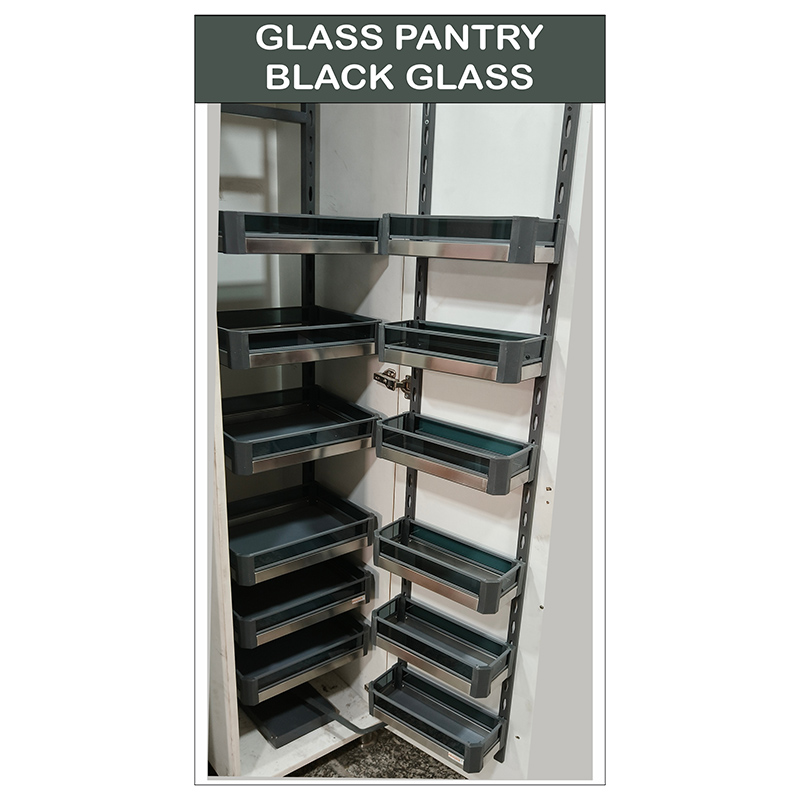 Grey Glass Pantry